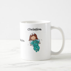 Mug Cadeau pour l'infirmière - ange dans le