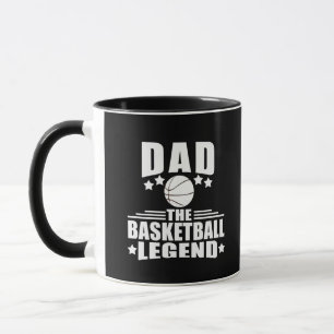 Mug Cadeau pour papa de basket-ball