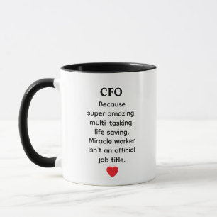 Mug Cadeau pour un Directeur Financier – Citation drôl