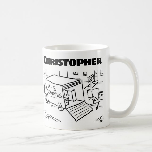 Mug Cadeau pour un homme avec nom (Droite)