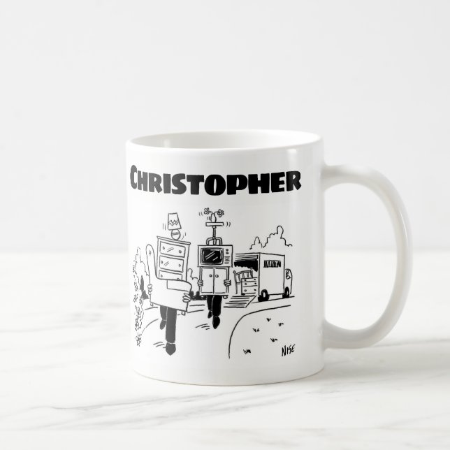 Mug Cadeau pour un homme avec nom (Droite)