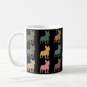 Mug Cadeau Rétro pour Amoureux de Bouledogue Français 