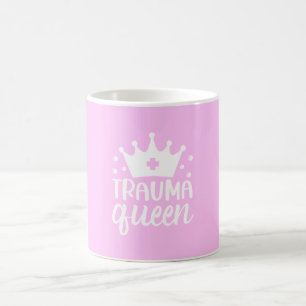 Mug cadeau simple de remise des diplômes rose pour inf