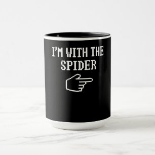Mug Cadeau Spider   I'm With The Spider Costume Matchi