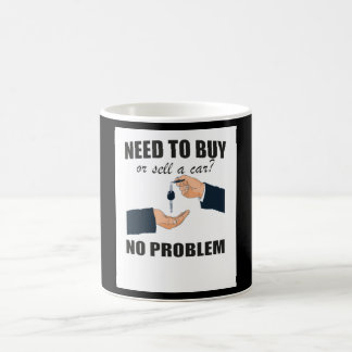 Mug Cadeau vendeur de voiture pour vendeur automatique
