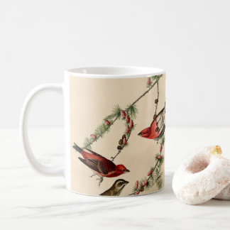 Mug Cadeau vintage Audubon Purple Finch Peinture d'ois