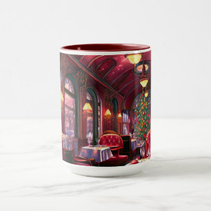 Mug Cadeau Vintage Noël Express pour les amoureux du t