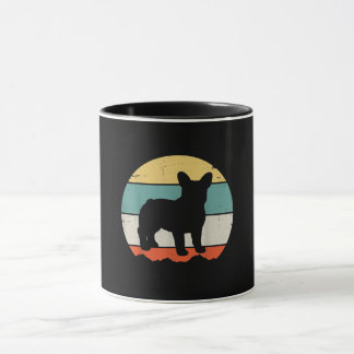 Mug Cadeau vintage Retro Bulldog pour chien papa chien