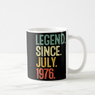 Mug Cadeaux 50 Ans Légende Juillet 1976 50e Anniversai