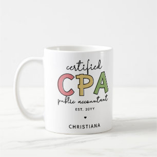 Mug Cadeaux comptables publics certifiés CPA personnal