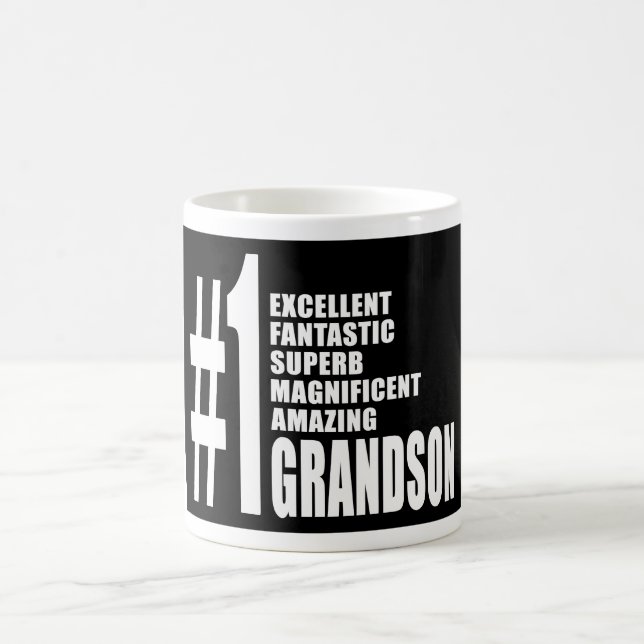 Mug Cadeaux Cool pour petits-fils : Premier grand-père (Centre)