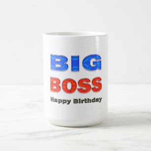 Mug Cadeaux d'anniversaire de patron de joyeux