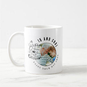 Mug Cadeaux d'anniversaire minimalistes modernes pour