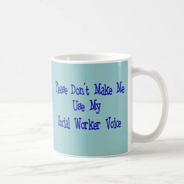 Mug Cadeaux d'assistant social (Droite)