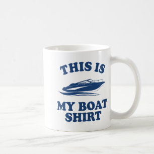 Mug Cadeaux de bateau drôles pour hommes femmes bateli