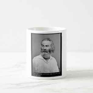 Mug Cadeaux de citations de Whitman sur la vie de joie
