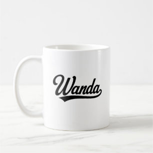 Mug Cadeaux de famille derniers premiers nom de Wanda