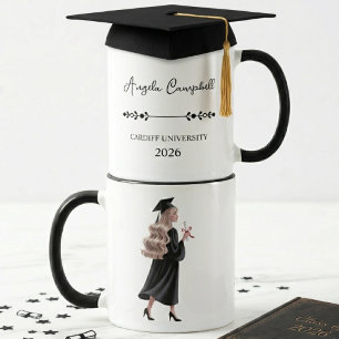 Mug Cadeaux de fin d'études personnalisés Célébration 