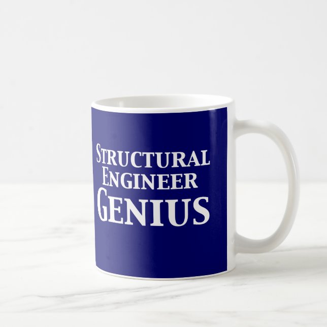 Mug Cadeaux de génie d'ingénieur des ponts et (Droite)