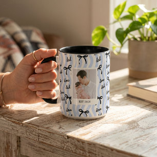Mug Cadeaux de la fête des pères pour papa nœud noir