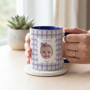 Mug Cadeaux de la fête des pères pour papa violet