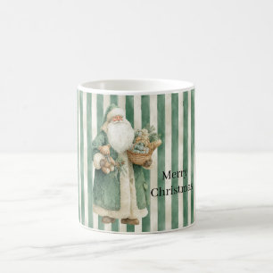 Mug Cadeaux de l'ours en peluche à rayures vertes de N
