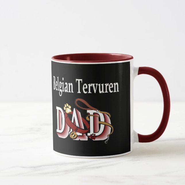 Mug Cadeaux de père Tervuren belge (Droite)