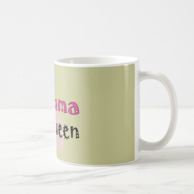 Mug Cadeaux de "reine de traumatisme" d'infirmière de (Droite)