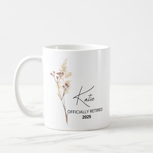 Mug Cadeaux de retraite pour femme enseignante, enseig (Gauche)