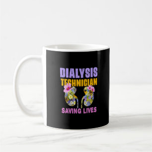 Mug cadeaux de technicien en dialyse - chemise néphrol