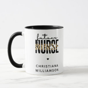 Mug Cadeaux d'infirmière de l'avenir personnalisés