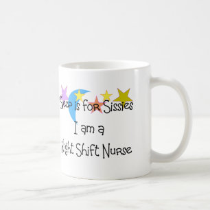Mug Cadeaux d'infirmière de poste de nuit