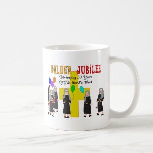 Mug Cadeaux d'or de jubilé de nonnes