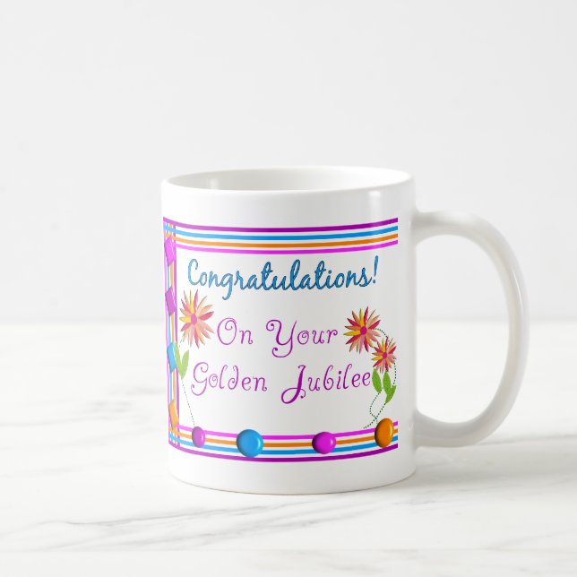 Mug Cadeaux d'or de jubilé de nonnes (Droite)