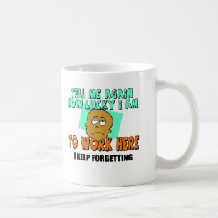 Mug Cadeaux drôles de T-shirts de travail