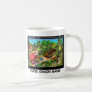 Mug Cadeaux Drôles Gang de la Chaîne Alimentaire T-shi