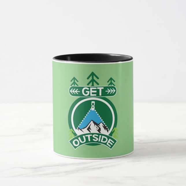 Mug Cadeaux extérieurs Hommes Femmes | Dans la nature  (Centre)