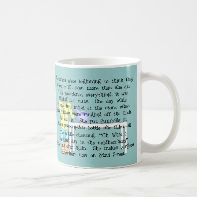Mug Cadeaux femelles d'art d'histoire de (Droite)