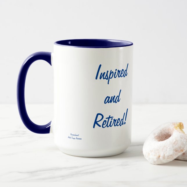 Mug Cadeaux inspirés et retraités (Avec donut)