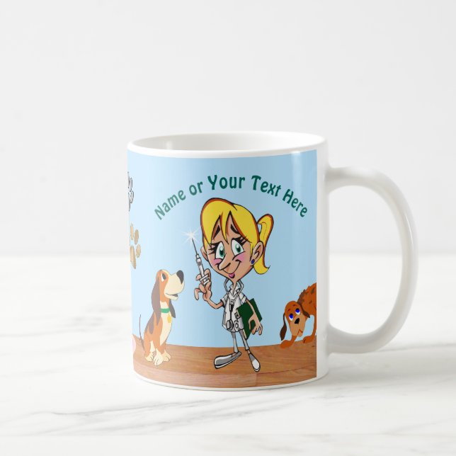 Mug Cadeaux personnalisés pour votre vétérinaire, (Droite)
