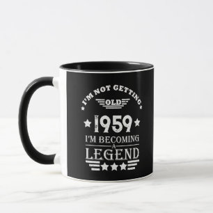 Mug Cadeaux personnalisés vintages 65e anniversaire