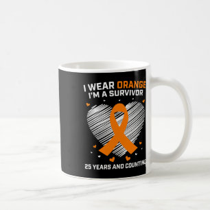 Mug Cadeaux pour survivants de la leucémie 25 ans Ruba