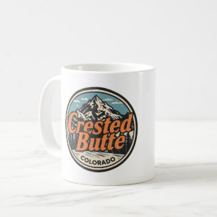 Mug cadeaux vintage crested butte colorado montagne sk