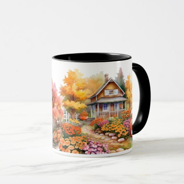 Mug Cadre automne (Devant droit)