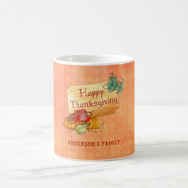 Mug Cadre Avec Fruits D'Automne (Centre)