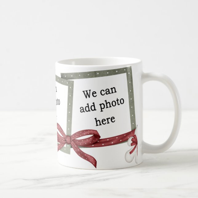 Mug Cadre de photo de Noël (Droite)