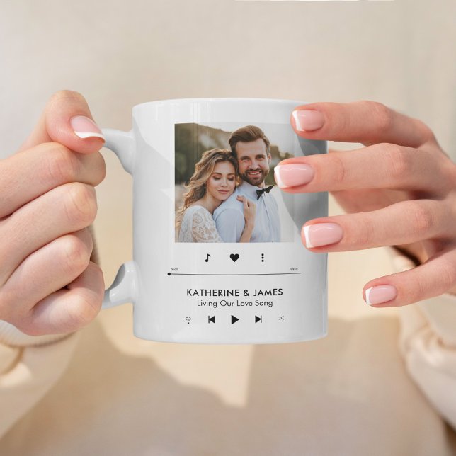 Mug Cadre photo du Lecteur de musique personnalisé (Créateur téléchargé)