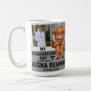 Mug Cadre Photo Personnalisé Vache Highland Allaitemen