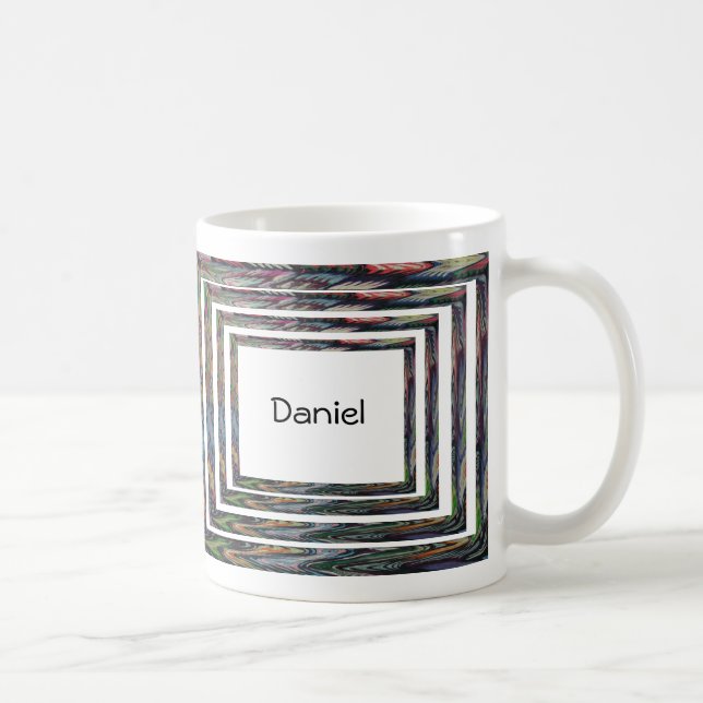 Mug - Cadres concentrés avec nom (Droite)