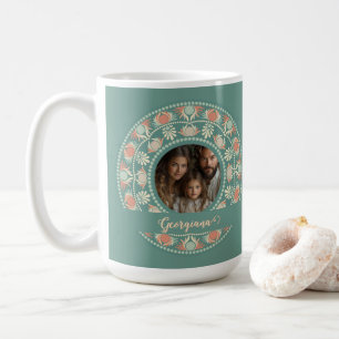 Mug Cadres photo personnalisées Retro Sage & Sand Mand